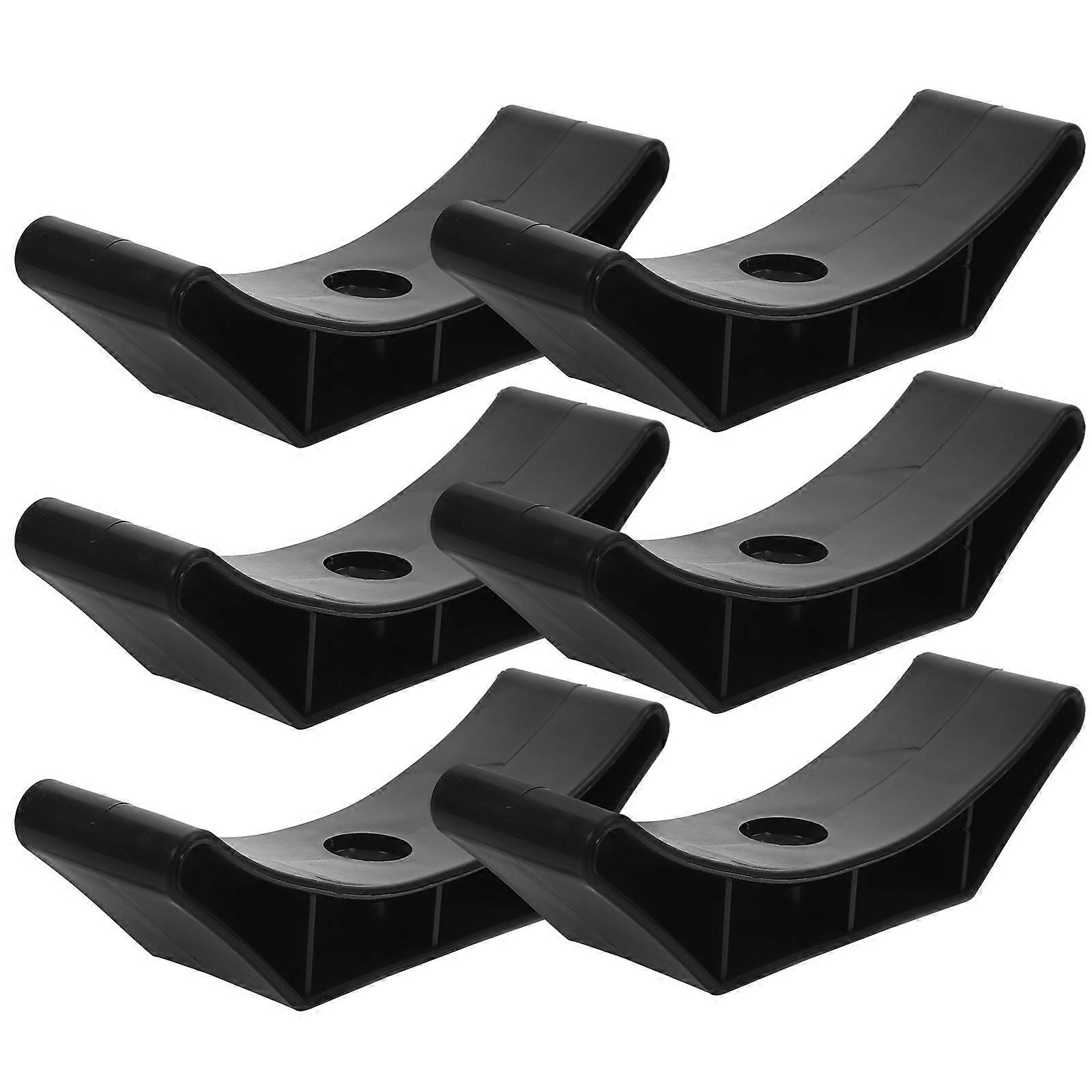 6Pcs Dumbbell Saddles Replacement Plastic Dumbbell Rack Stable Dumbbell Stand for Gym Use