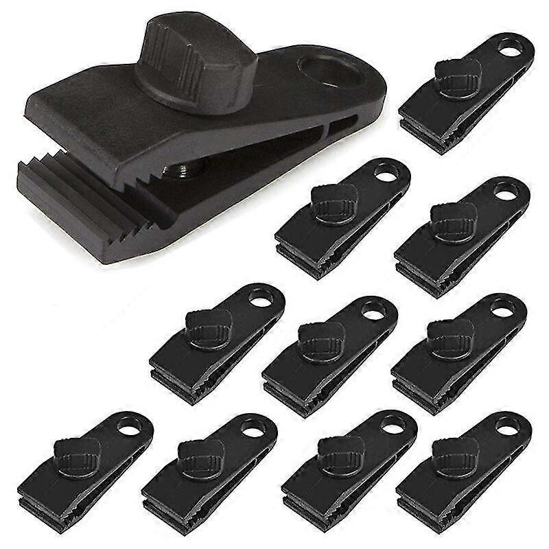 12 Pieces Set Of Locking Clips Multi-function Secure Tarp Clips For Camping Canopy Activities