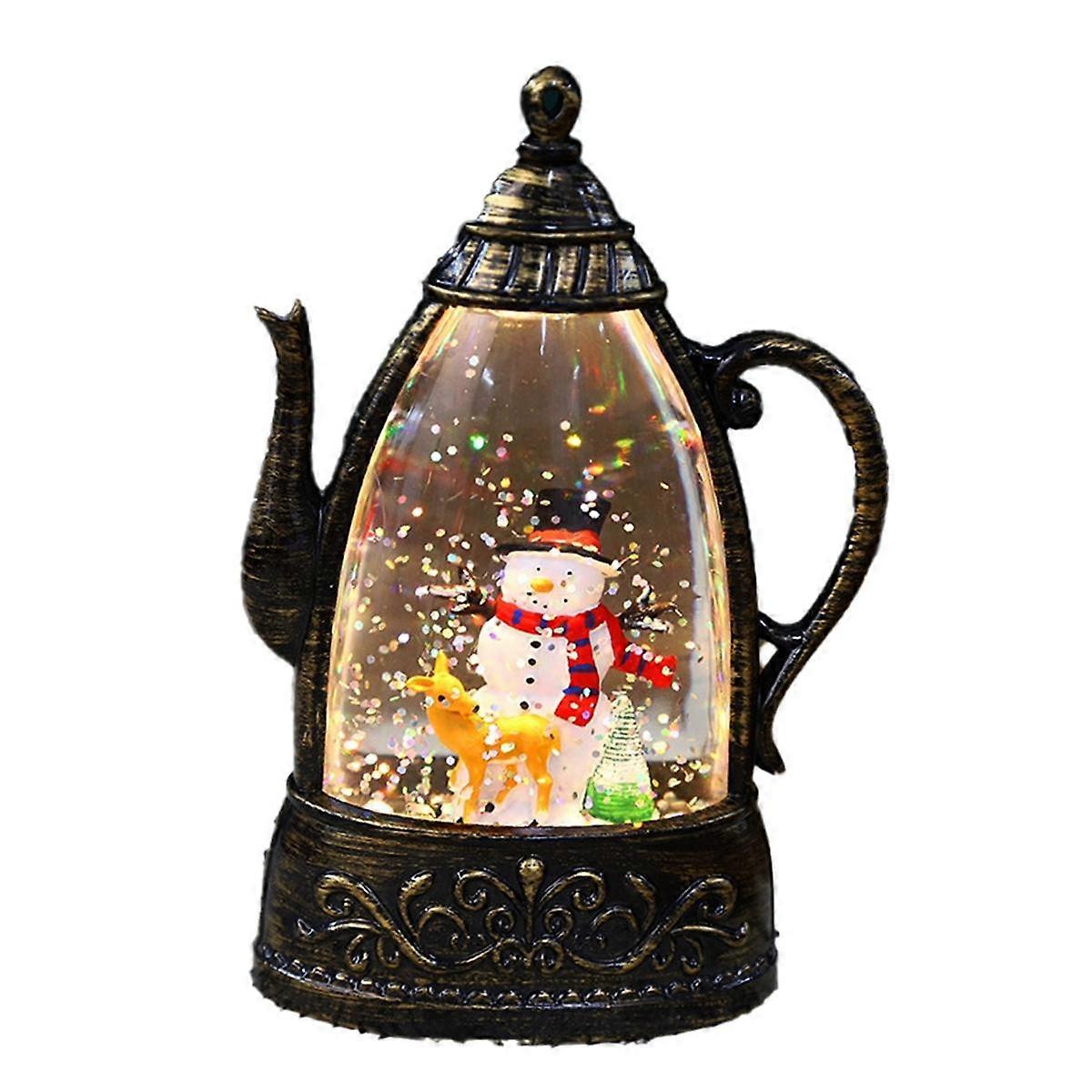Retro Teapot Style LED Night Light - Popular Christmas Decoration, Glowing Lamp for Kids, Ideal Gif