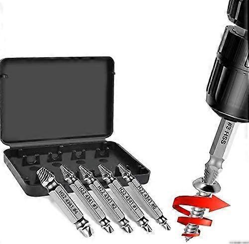 Double Head Screw Extractor, Damaged Screw Extractor and Remove Kit