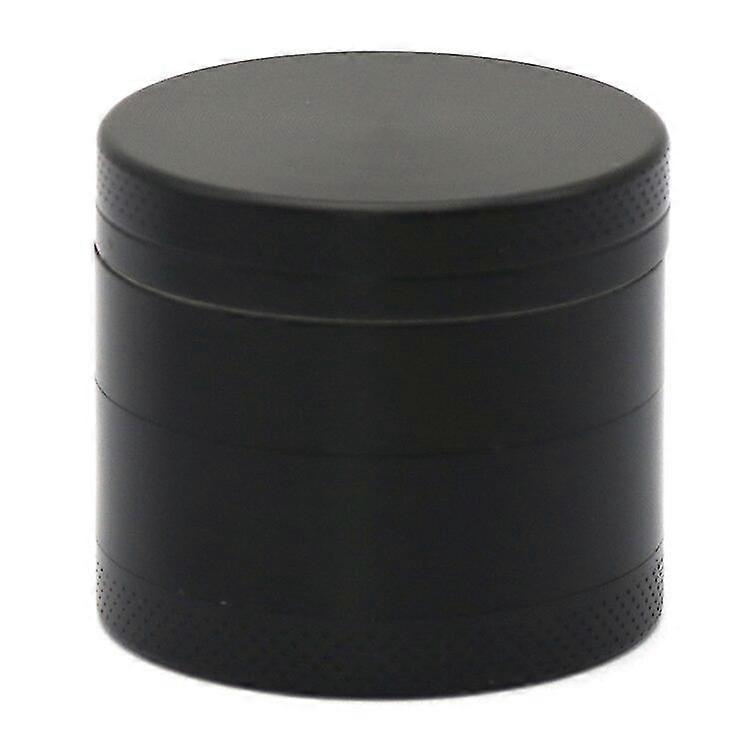 50ml Grinder 4 Layer Spice Grinder Zinc Alloy Grinder Black