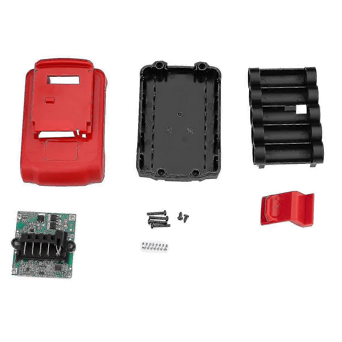 Battery Plastic Case+circuit Board Compatible Porter 5-cell 18v Pc18blx Lithium Battery Protective Case Ki