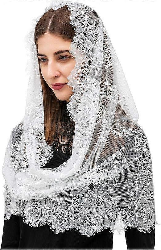 Chapel Veil Floral Latin Mass Head Covering