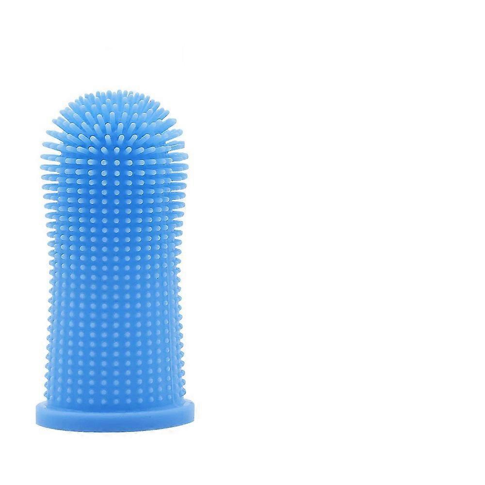 Dog Toothbrush, 360 Finger Toothbrush Set, Ergonomic Design, Fully Wrapped bristles, Convenient for Tooth Cleaning, Teeth Care for Dogs, Cats, and Sm