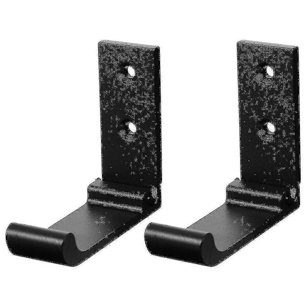 Backpack Hook Hanger Wall Key Hooks Kitchen Wall Hooks.(Black)(2Pcs)