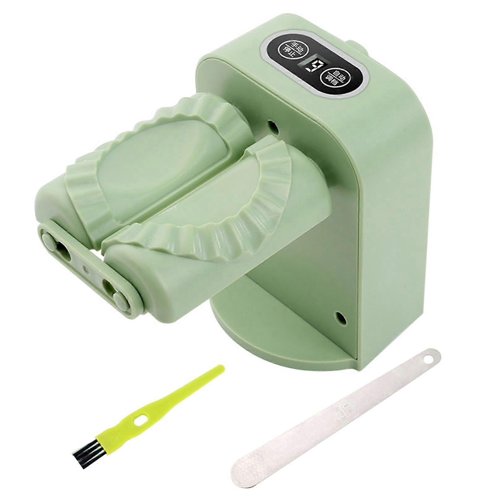 2 Modes One Second Forming Dumpling Machine with Spoon Brush Electric Automatic Dumpling Wrapper Machine Kitchen Tools Jikaixiang