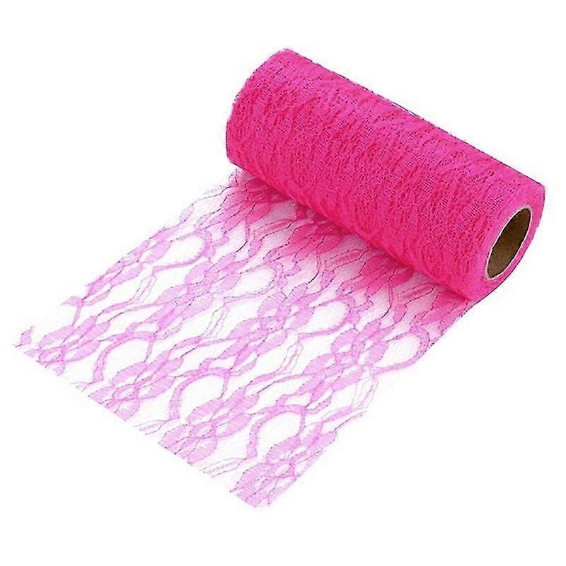 Καρούλι ρολού δαντέλας τούλι για τη φούστα Tutu Diy καρέκλα πάρτι γάμου Επιτραπέζιος δρομέας Διακόσμηση Jikaix