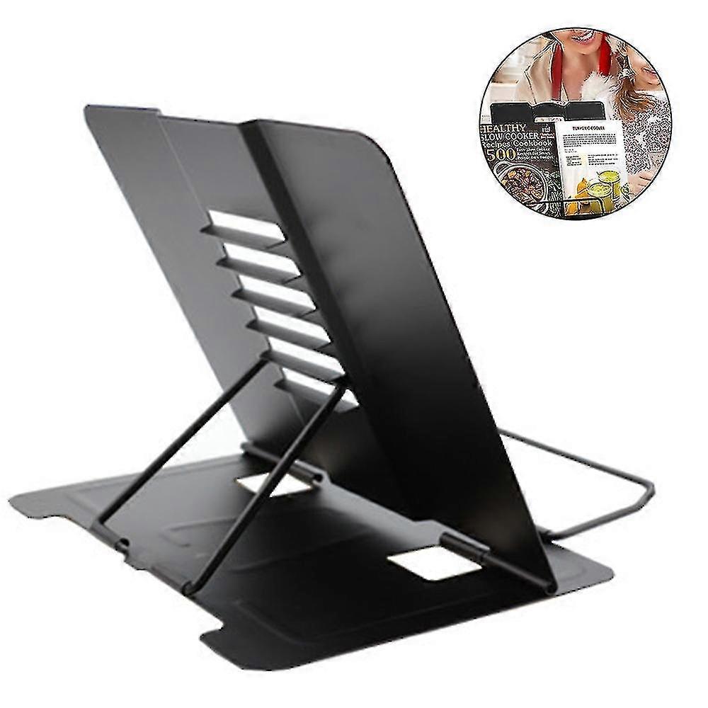 Desktop Book Holder Laptop/ipad/cookbook/music/document Stand Holder Reading Stand With 6 Adjustable Positions Multifunctional Folding Reading Rack