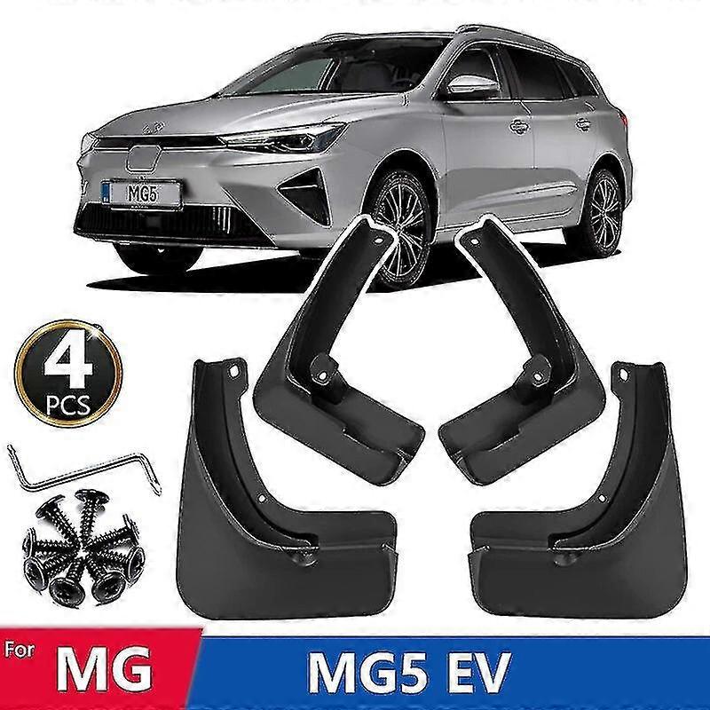 2024-Mudflaps For MG 5 MG5 EV 2022 2023 Mudguard Fender Mud Flap Guard Splash Car Accessories Auto Styline Front Rear Fender 4Pcs Boris