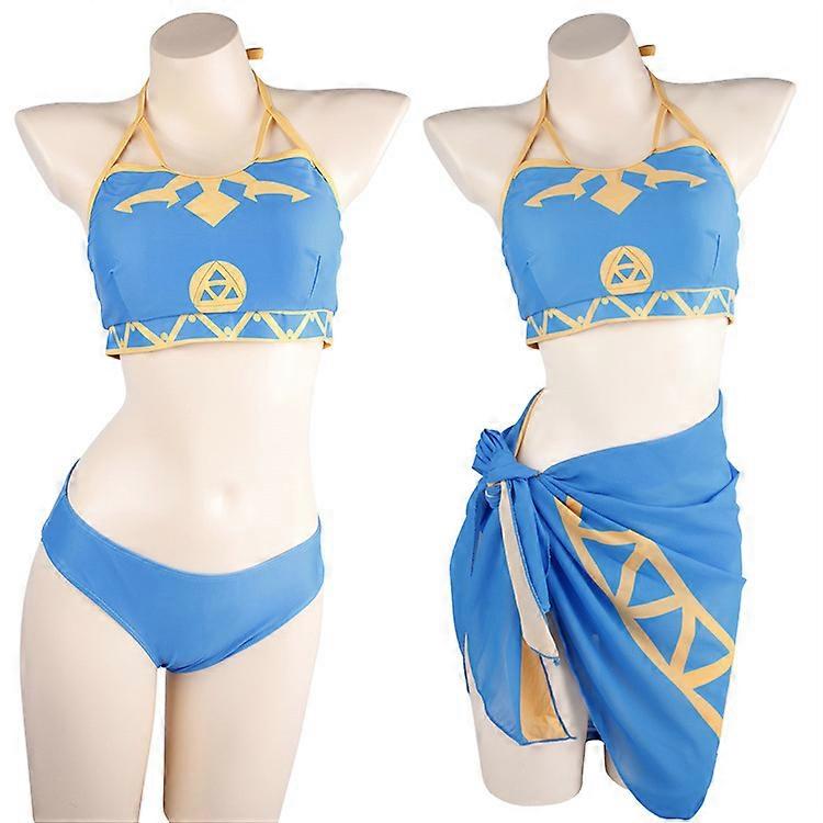 Breath Of The Wild Cosplay Princess Summer Swimsuit Zelda Sexy
