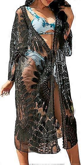Dames badpak cover mesh badpak cover-up