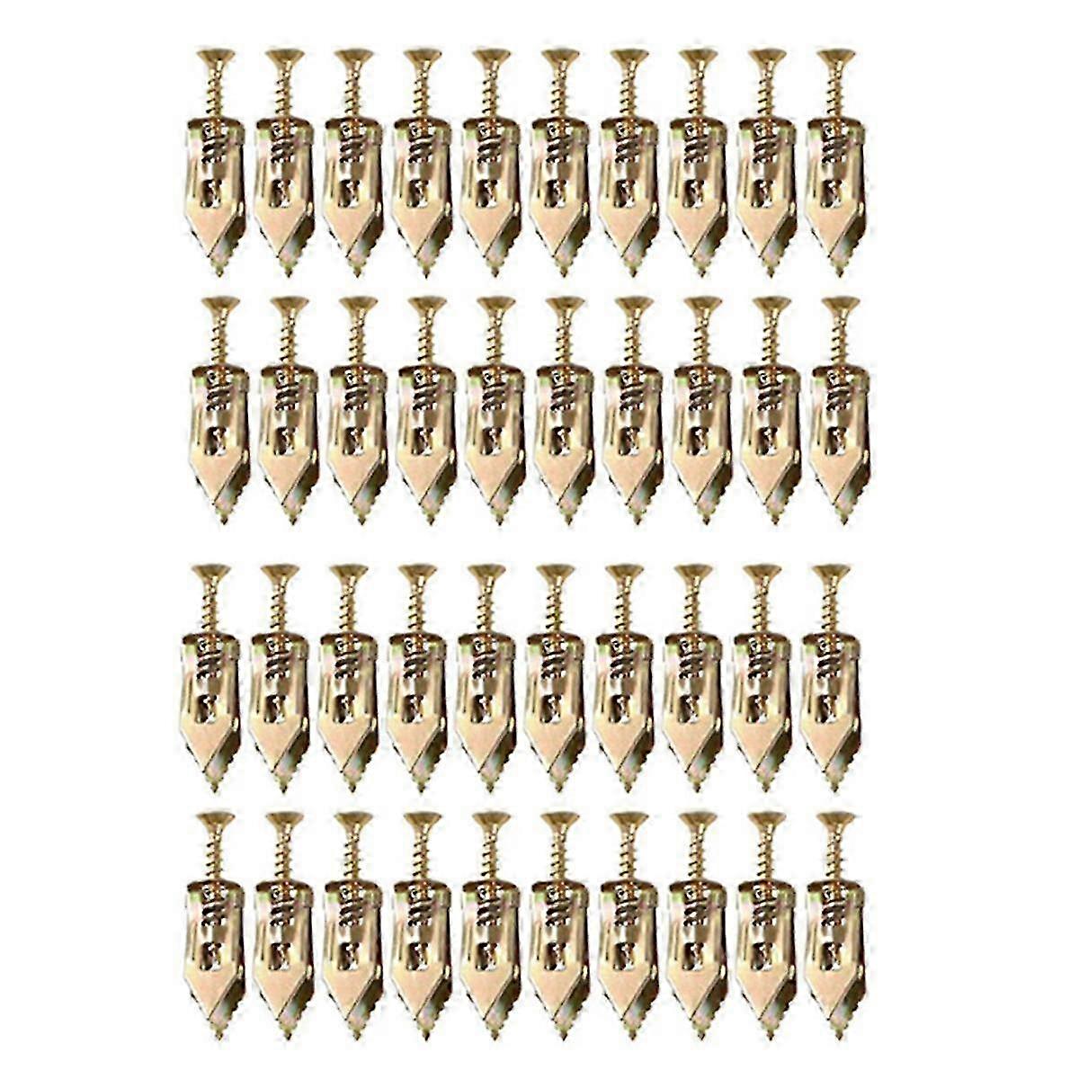 100 قطعة مسامير مثبتات ذاتية الحفر مطورة ، مثبتات دريوال ومسامير كيت ، سهل التطبيق لا د
