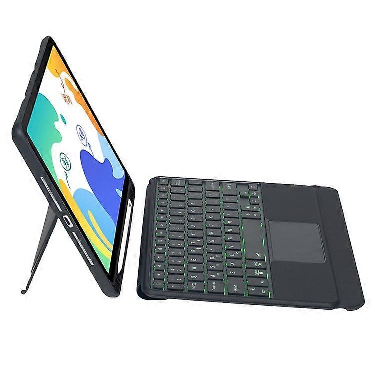 THV6-AS Keyboard Case Compatible For Huawei MatePad 10.4 (2023) / (2022) / (2020) / Honor Pad V7 / V6 Leather Stand Cover + Backli