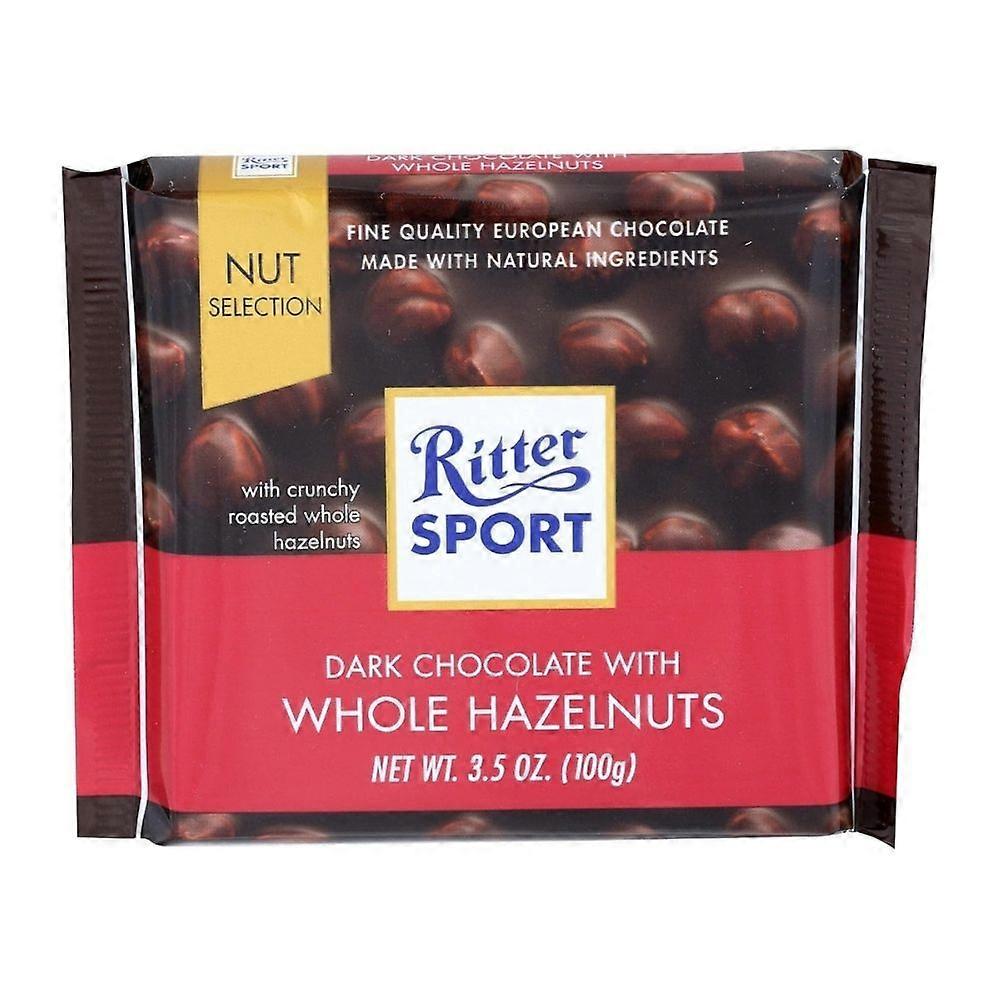 Ritter Sport 黑巧克力配全榛子，100 克（10 箱）