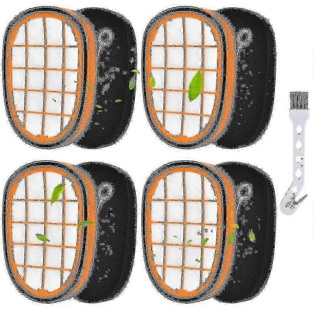 4 Pack Filters Compatible Philips Speedpro Max Aqua Handheld Fc6812 Fc6813