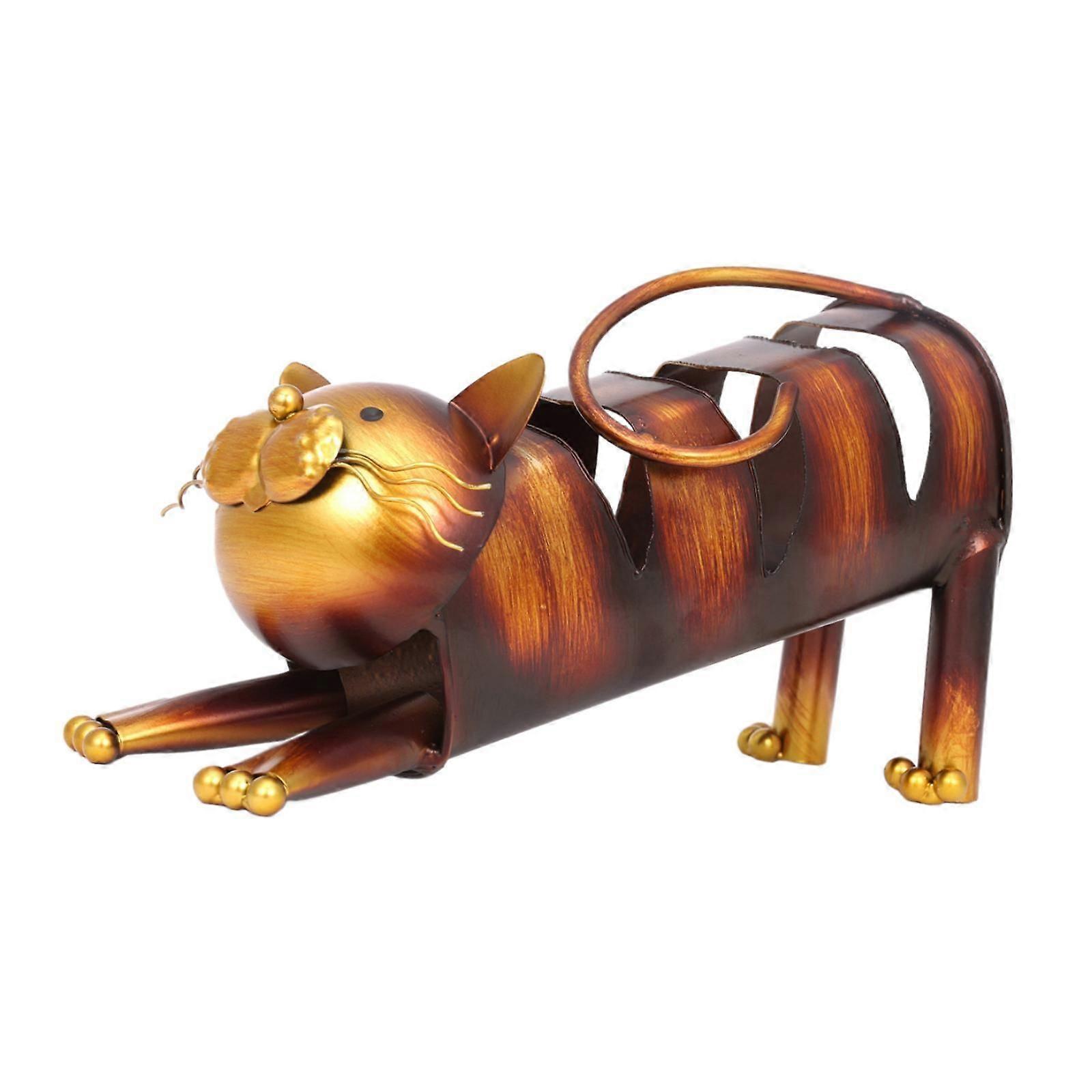 猫の形をしたワインホルダーギフトキャビネットパーティーの誕生日のための装飾ワインラック