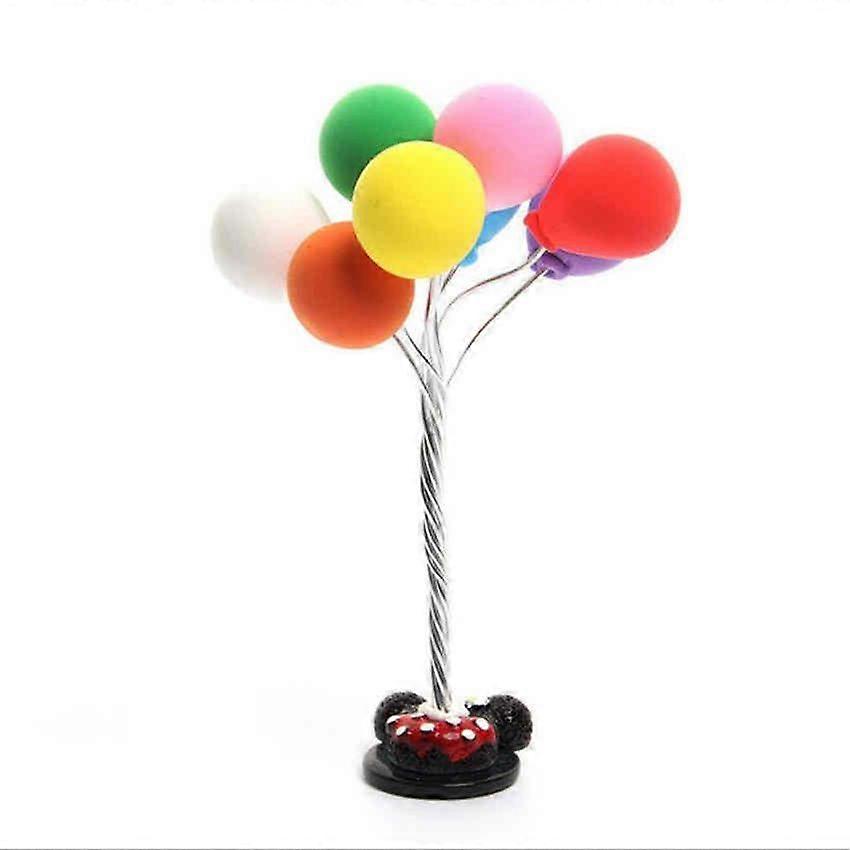 Colorful Balloon Car Ornaments Cute Cartoon Car Dashboard Balloon Decoration