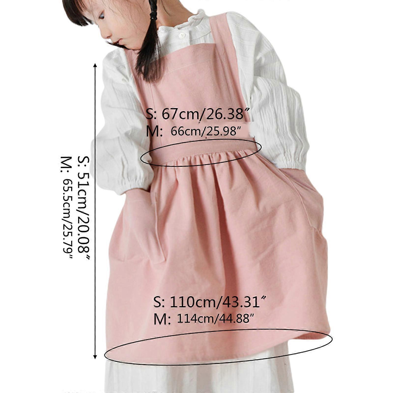 Style japonais coton lin publicité tablier enfants cuisine cuisson uniforme jaune S code