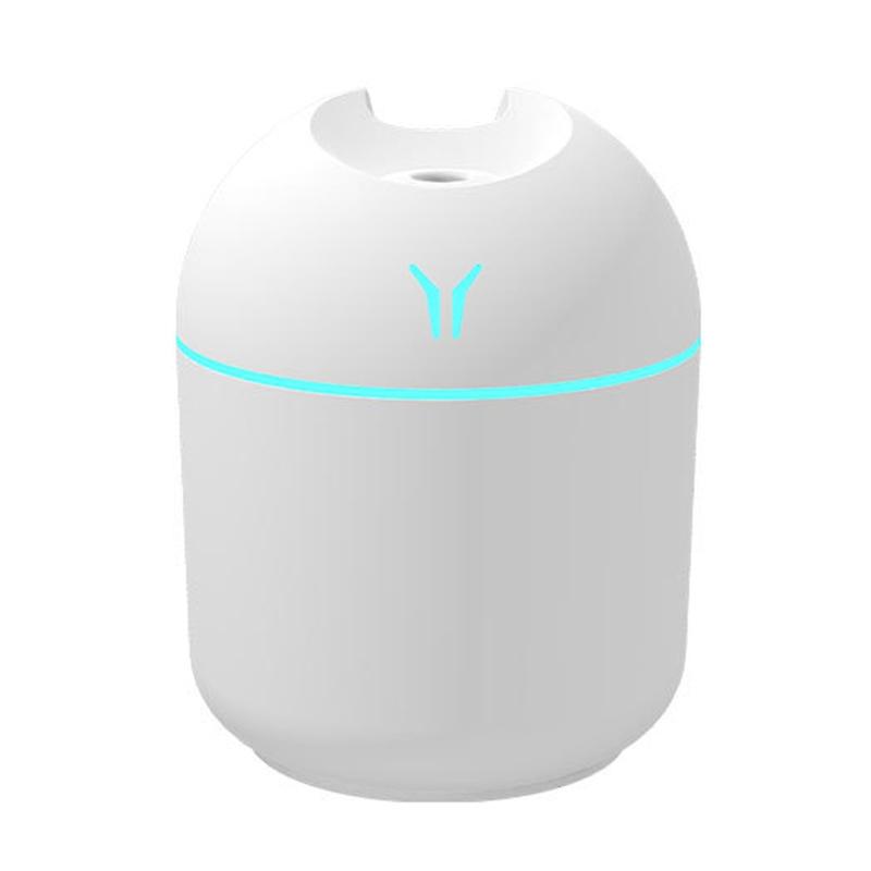 USB Mini Desktop Colorful Night Light Auto Luftbefeuchter, Spezifikation: 250ml (Y-Weiß)