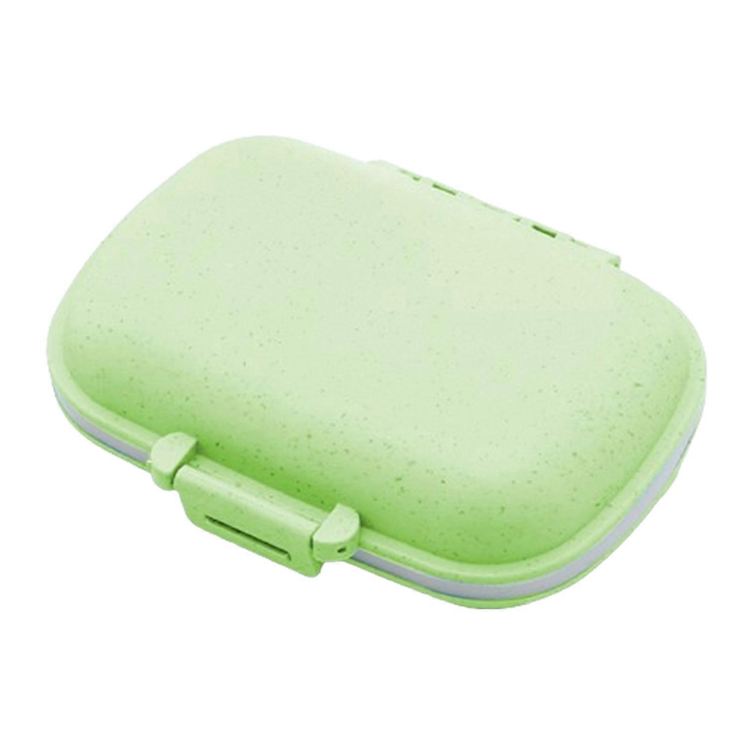 Pill Container Storage Case Large Capacity Multi-compartment Dustproof Compact Size Portable Pill