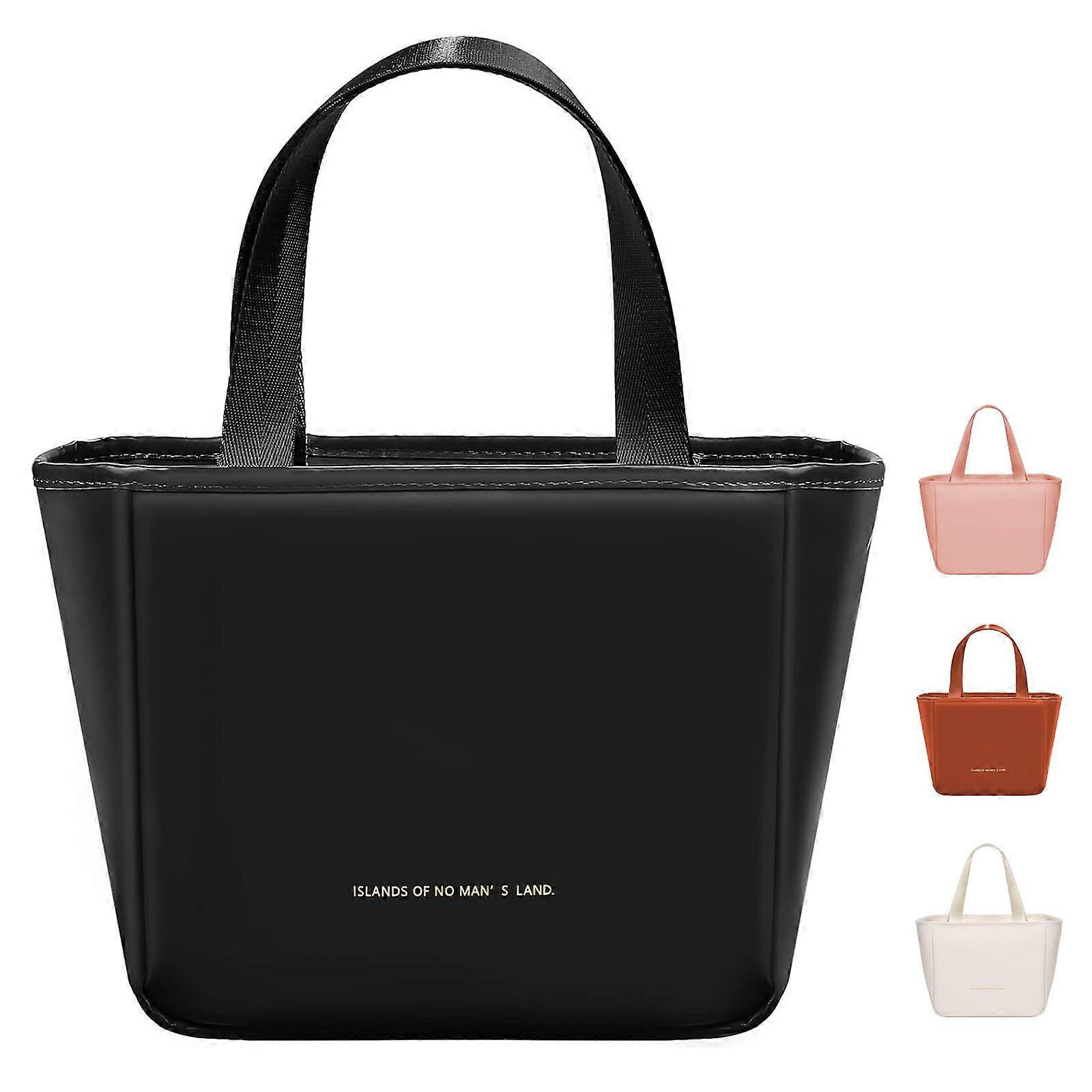 Women's Insulated Lunch Bag - Simple Reusable Tote for Work, Office, or Picnic