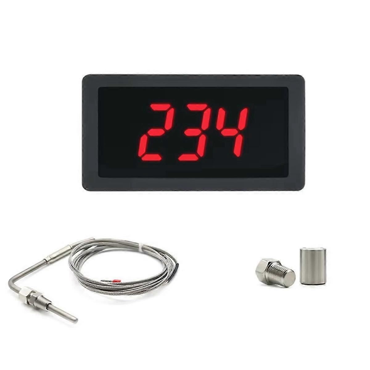 LED Meter with Sensor Temperature Sensor Soldering Bundle Kit Adiustable Function Compatible Pt100