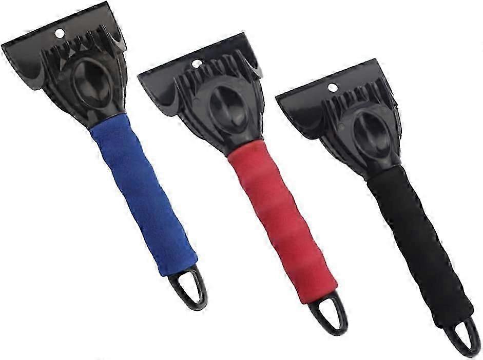 3 Pack Ice Scraper for Car Windscreen,Plow-Like Snow Scraper,Car Windscreen Heavy-Duty Frost/Snow Ice Removal