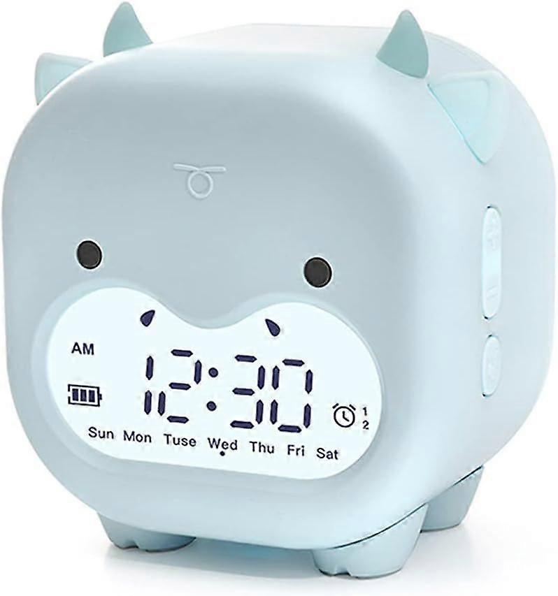 LED Digital Table Clock with Snooze Function Time Display Night Light USB Alarm Clock Home Decor for Kids