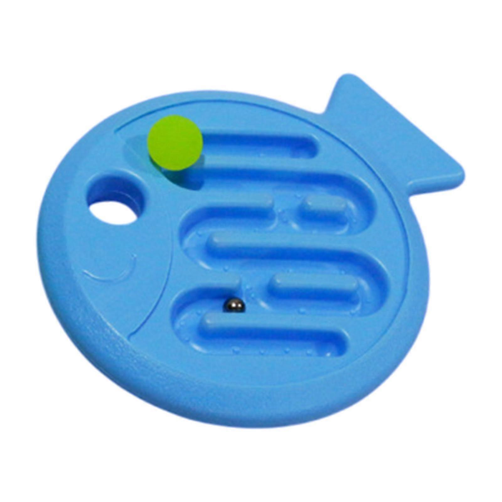 Labyrinth Board Toy Develop Fine Motor Skills Fun Logical Game for Preschool Blue