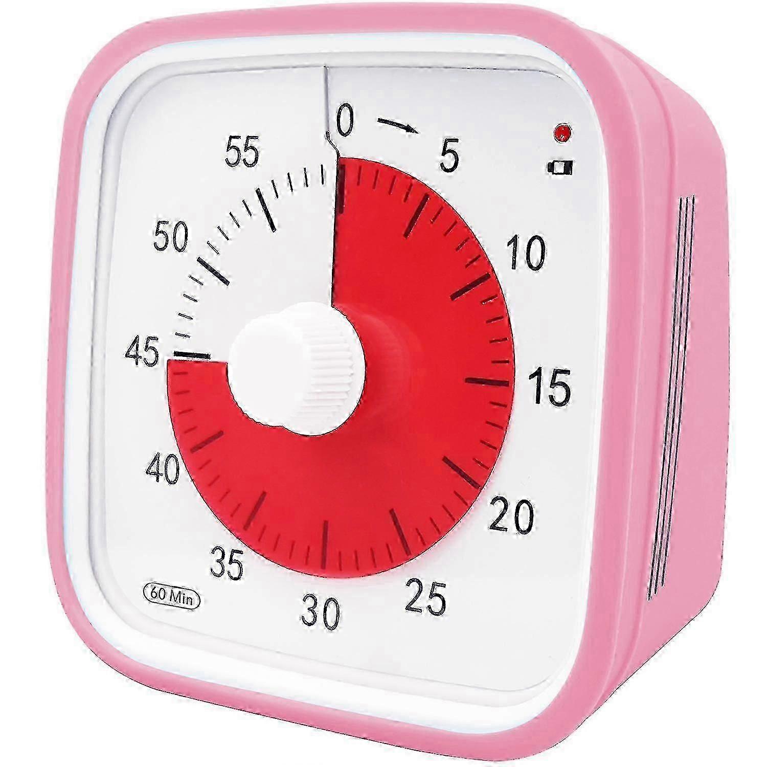 Visual Countdown Timer, Oversize Classroom Visual Timer For Kids And Adults, Durable Mechanical Kitchen Timer Clock