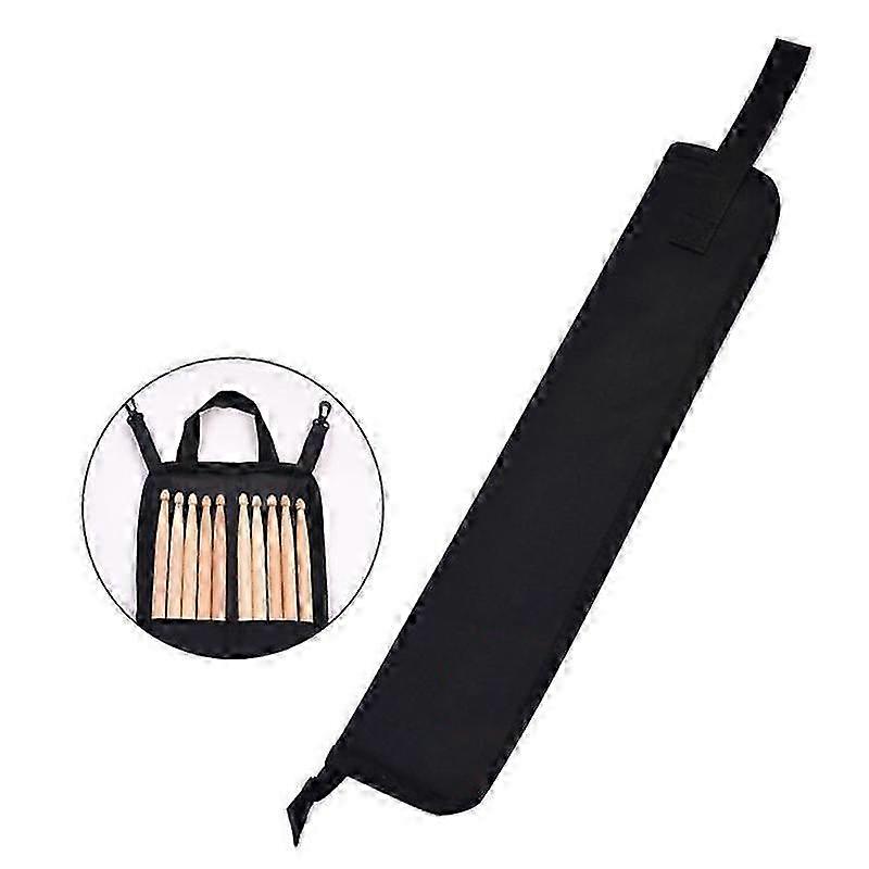 Portable Bass Drum Drumstick Bag with Shoulder Strap - Jazz Drummers' Ideal, Features Hand - Held Storage