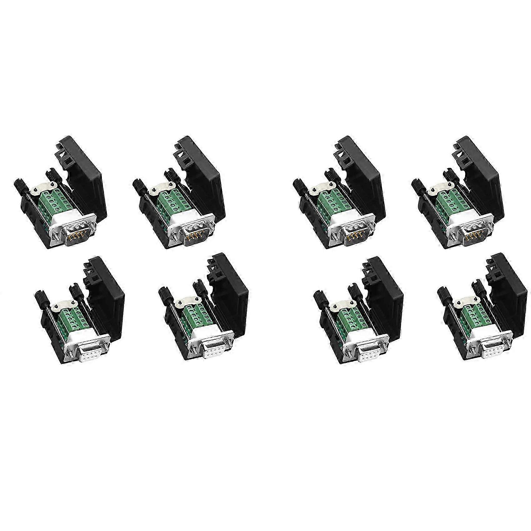 DB9 Solderless RS232 D-SUB Seriell zu 9Pin Port Terminal Männlich Weiblich Adapter Stecker Breakout Boar