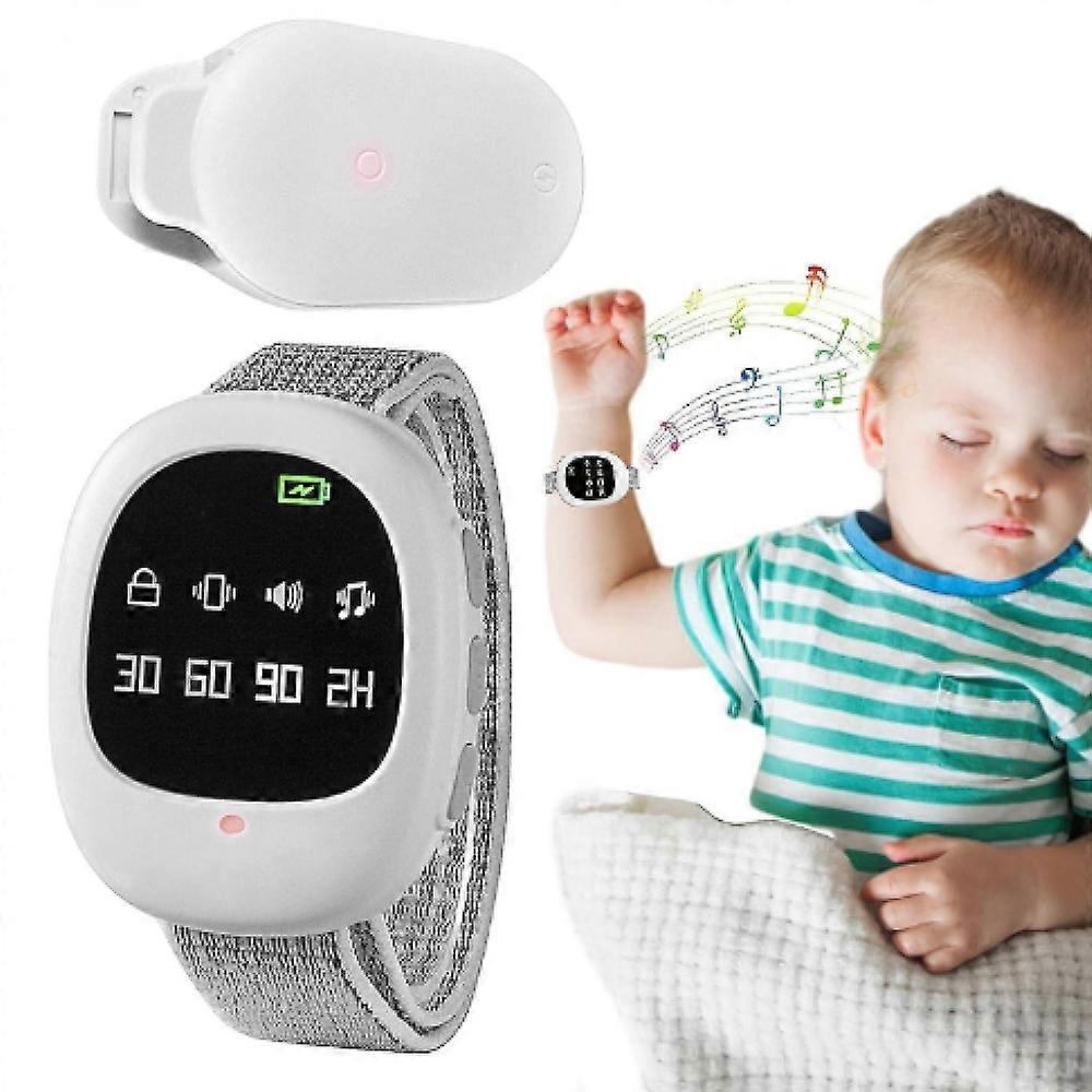 Allarme Enuresi Notturna Per Bambini, Allarme Pipì Notturna Wireless Orologio Vasino Con 4 Timer E Vibrazione, Monitor Pipì Notturna Sens_Special Regalo