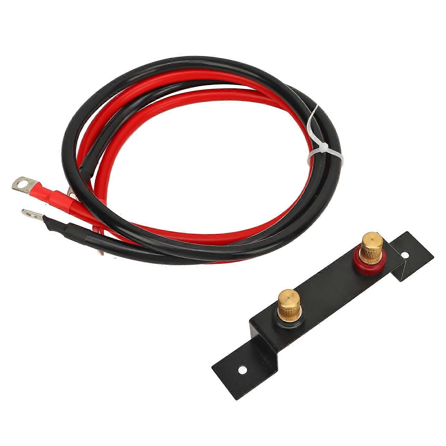 Remote Battery Jump Post Waterproof Battery Terminals Relocation Kit for X3 UTV ATV Car Truck RV Tra