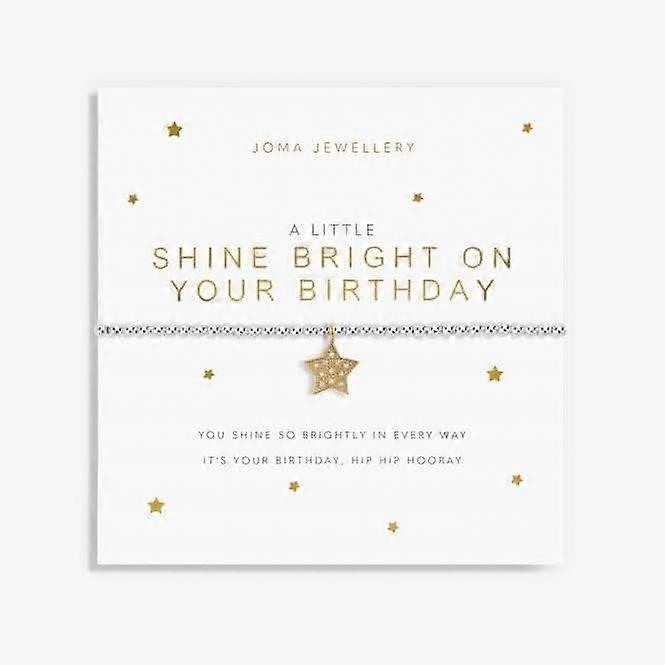 A Little 'Shine Bright On Your Birthday' Bracelet 5819