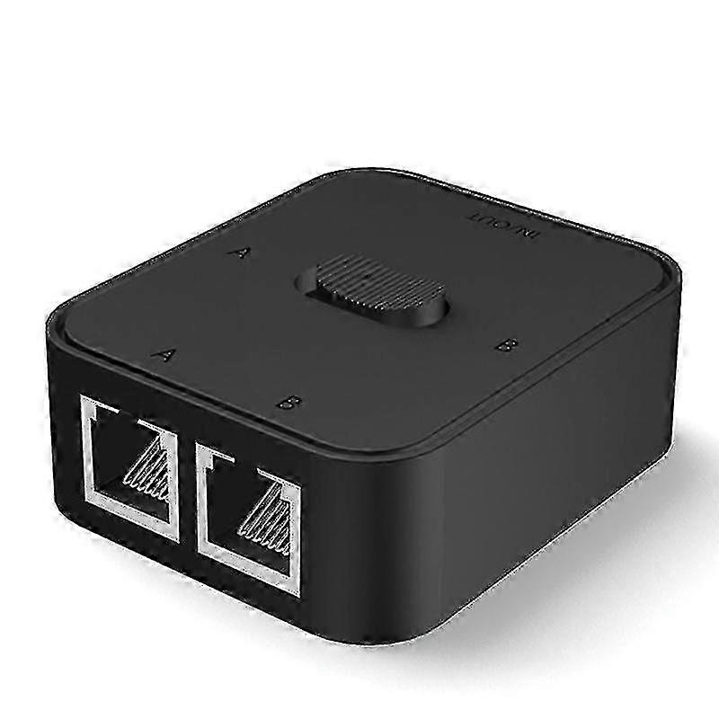 High-Speed 100/1000Mbps Ethernet Smart Switch RJ45 Splitter for European Markets