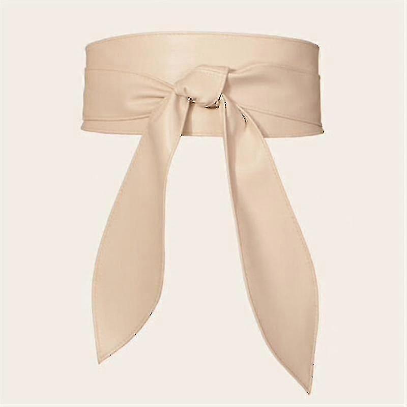 Wrap Around Tie Corset Femmes Robe Ceinture Dame Taille Large Cuir Soft Pu Excellent
