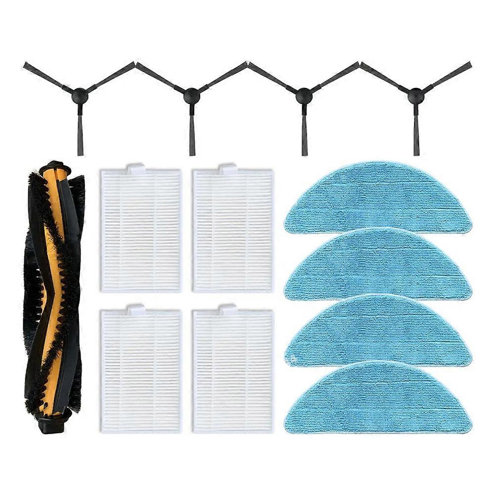 For Blaupunkt Bluebot XBOOST Main Side Brush Hepa Filter Mop Cloth