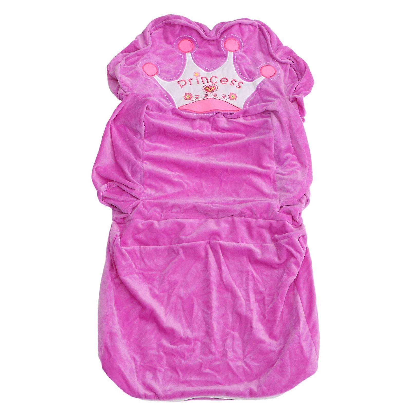 1Pc Universal Crown Pattern Sofa Cover Elastic All-inclusive Non-slip Sofa Cover for Kids Baby No Stuffing(Purple)