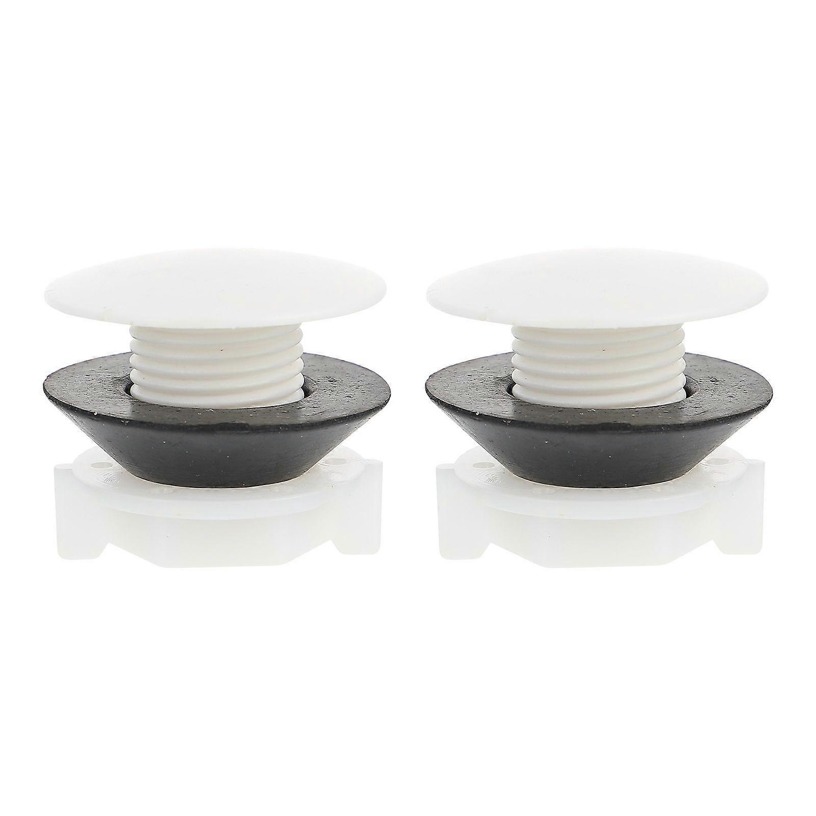 2Pcs WC Tank Plug Kunststoff 1/2" Wasserturm Stecker Badezimmer Zubehör
