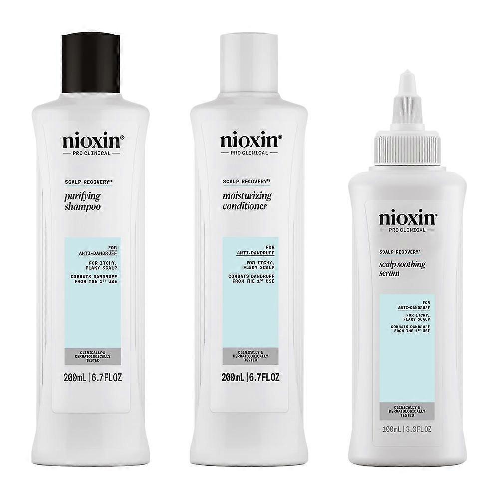 Nioxin Scalp Recovery Anti-Dandruff Kit (Flaky & Itchy Scalp), 3 pcs