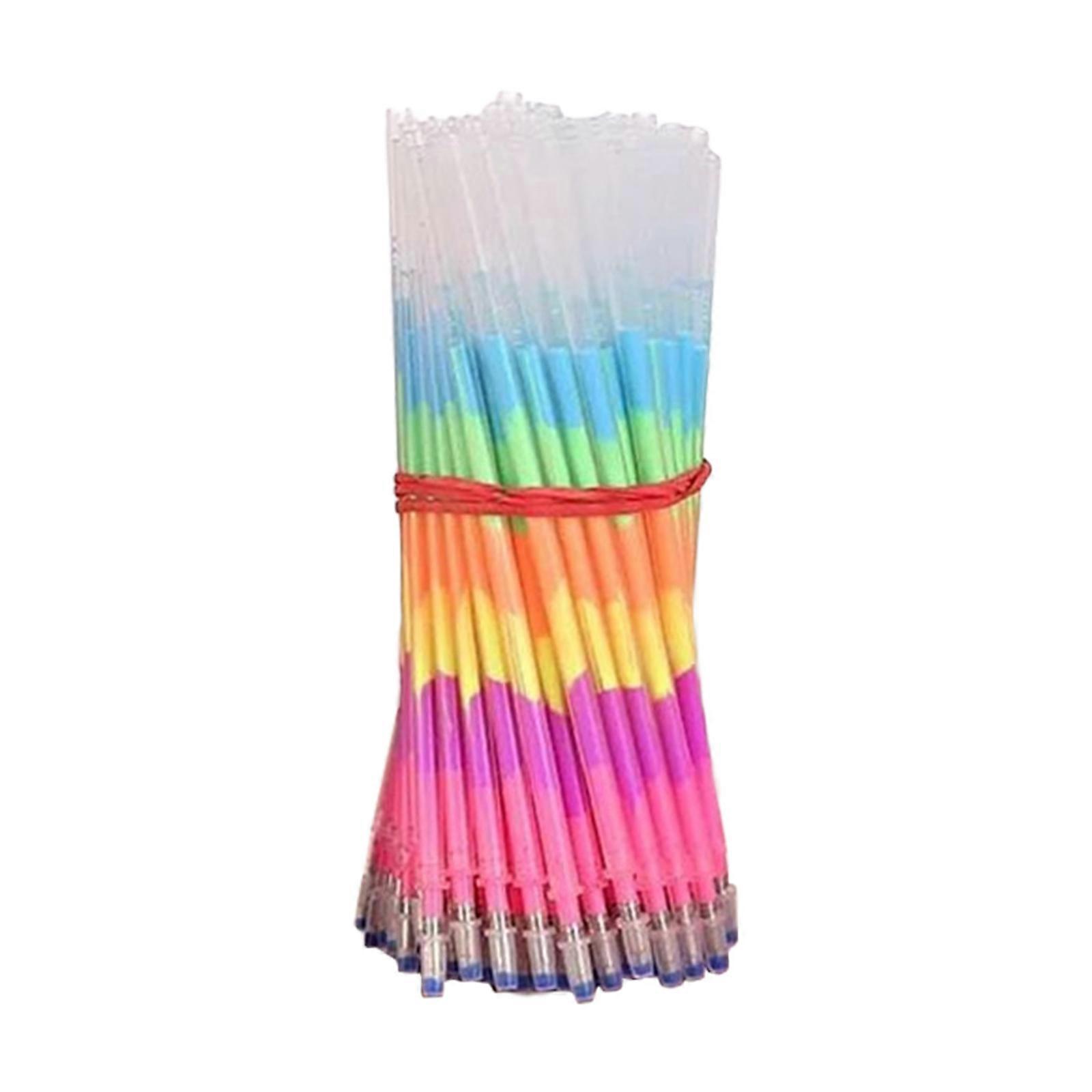 20/60Pcs Rainbow Colors Ink Pen Refills Quick Drying Gel Pen Refills Smooth to Write Fine Point, 0.8mm
