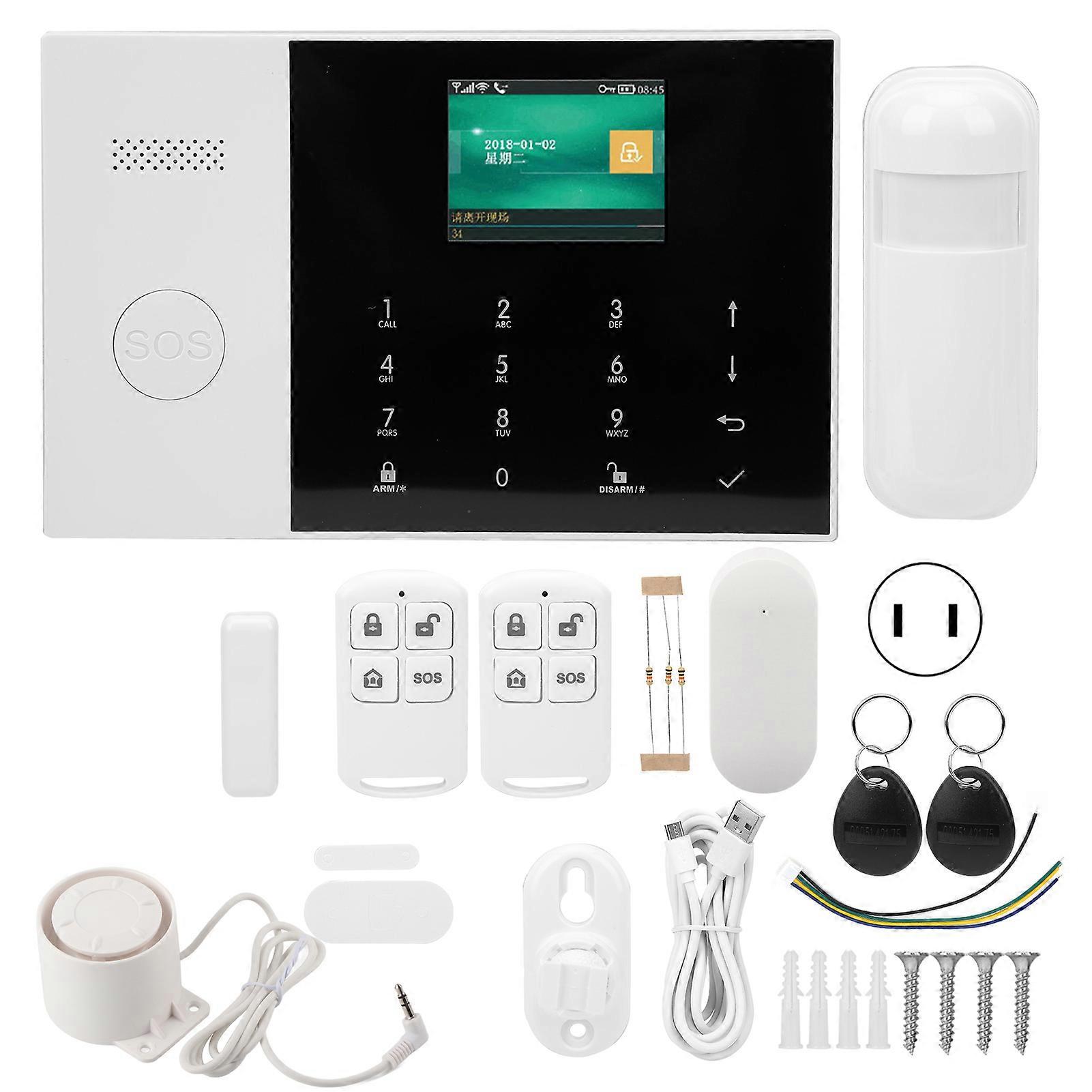 GSM GPRS Home Security System: WiFi Alarm with SOS Button & Real-Time Camera Control