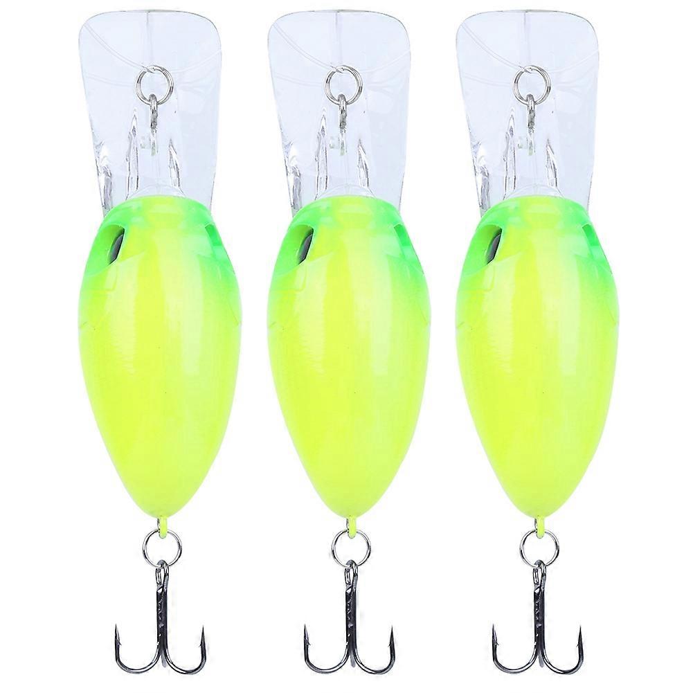 3PCS Deep Diving Hook Scrapper Köder Köder Künstliche Simulation Lebensechte Köder Angelgerät