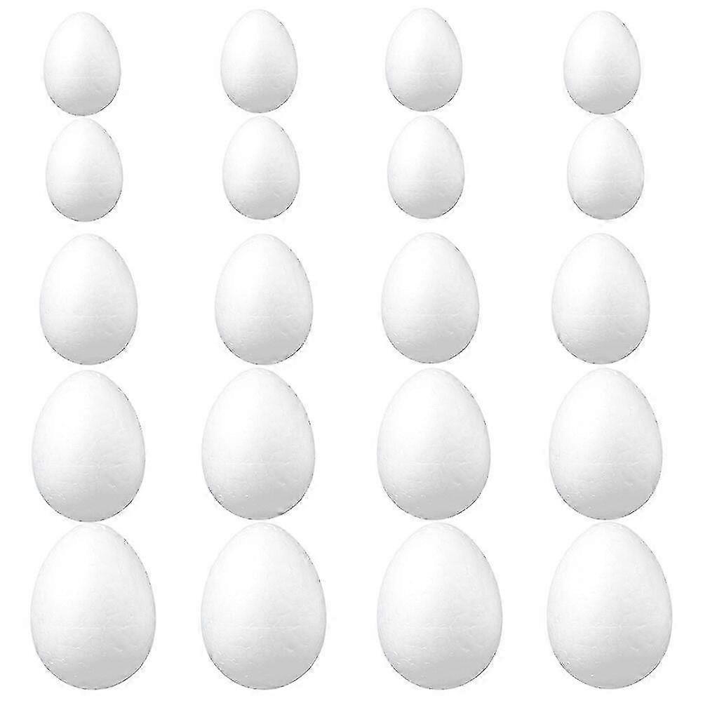 FFY 20pcs Funny Easter DIY Eggs Eggs Easter Simulation Eggs Hand Painted Egg