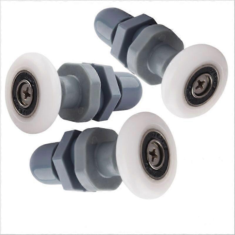 10 single shower door runners/wheels/pulleys/guides Diameter 23mm