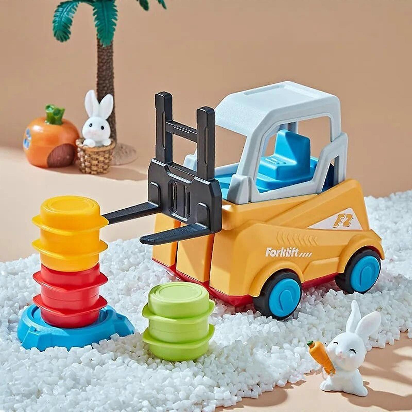 Engineer Forklift Transport Game | 2-Player Stack & Matching Skill Game
