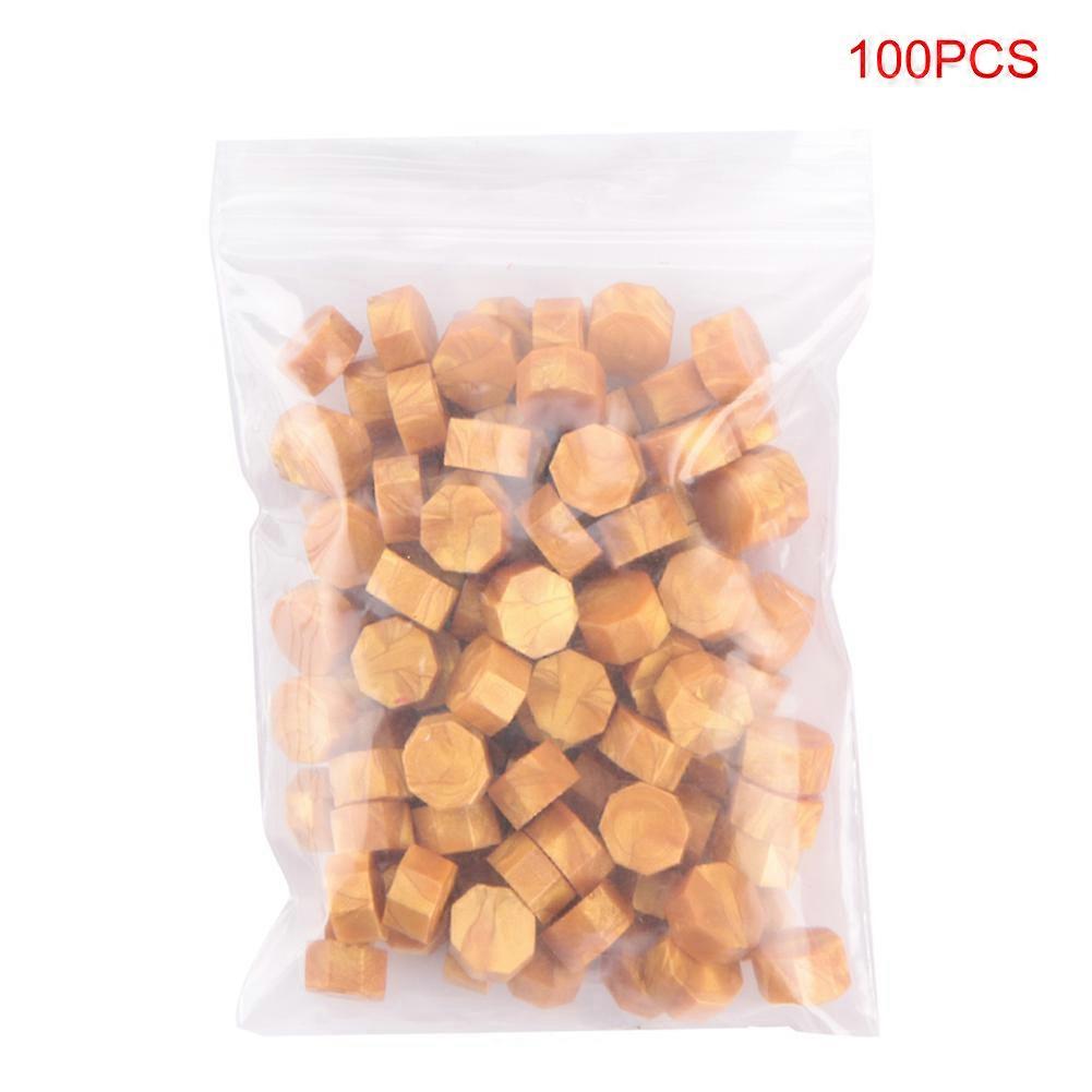 レトロなシーリングスタンプ結婚式の封筒招待状ゴールドのためのオクタゴンシーリングワックスビーズ