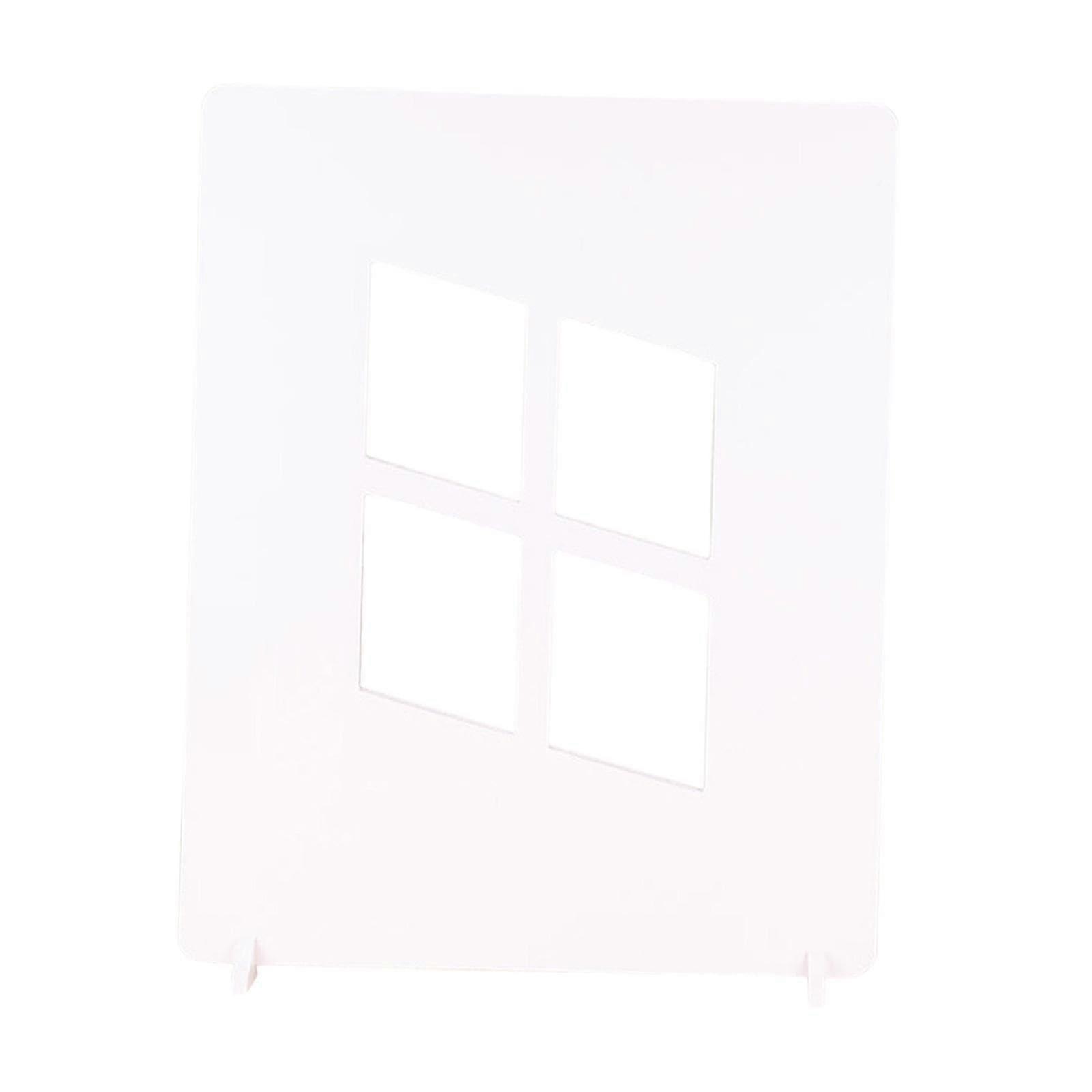 Photography Light Shadow Board with Support Legs, PVC Bevel Window Light Board for Cosmetic Photo Prop and Craft Use