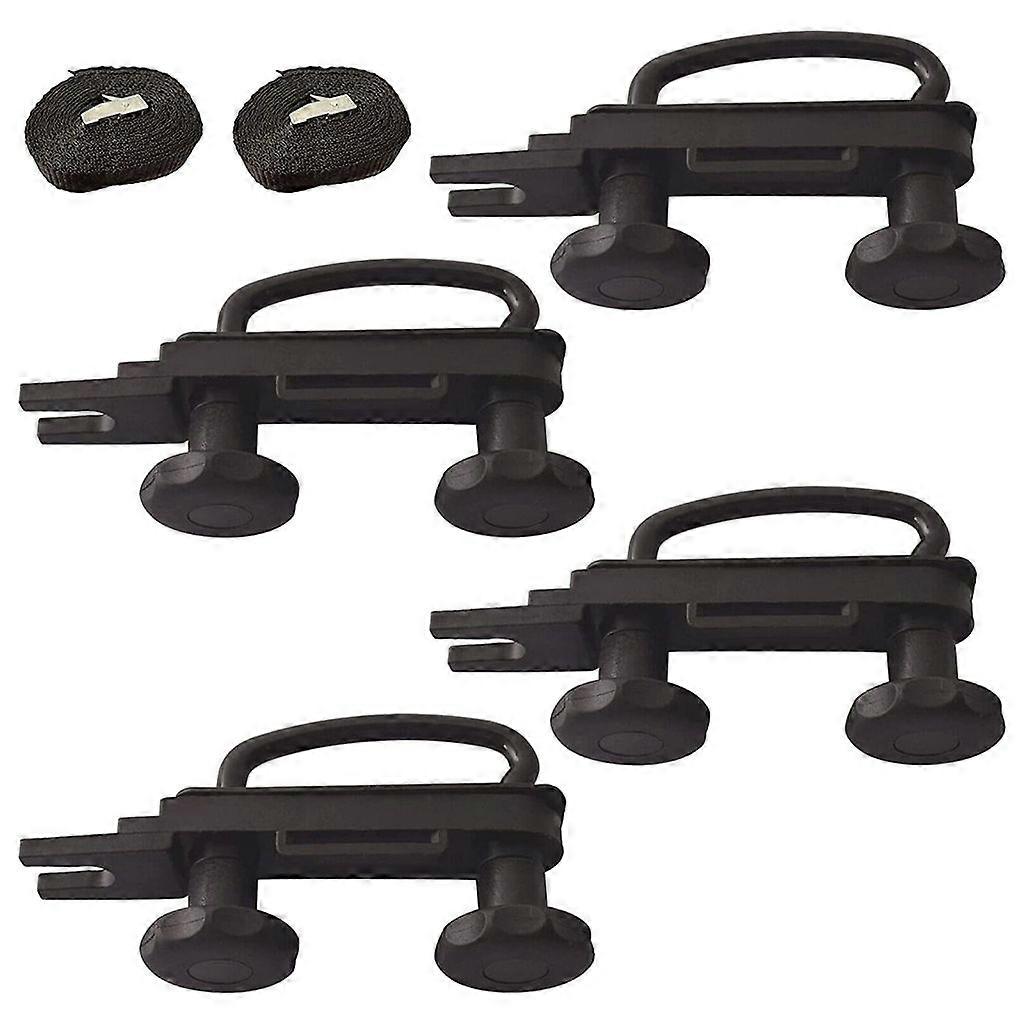 Mounting Accessories Kit Roof Box U Bracket with Locking Nuts and Straps